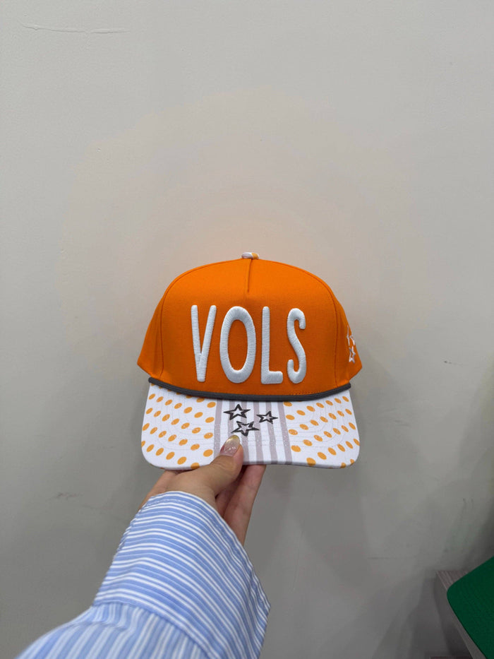 Collegiate 3D Embroidered Trucker Hats: Rebs