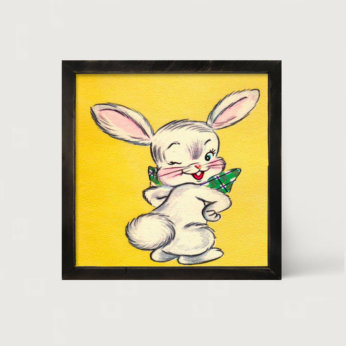 Cotton Tail - Framed art