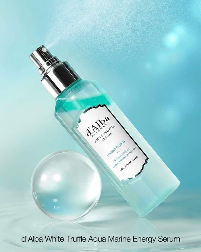 d’Alba White Truffle Marine Energy Serum 160ml سيروم الطاقة البحرية بالكمأة البيضاء من دالبا - Princess Cosmetics Qatar