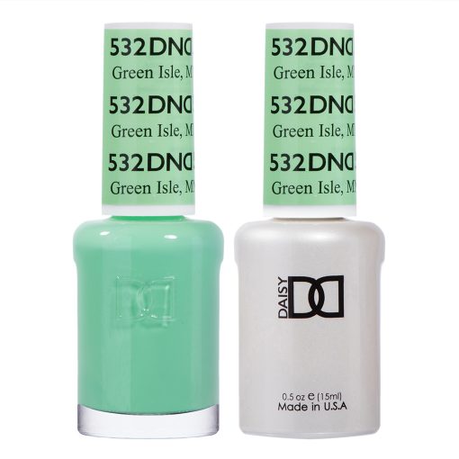 DND Gel Nail Polish Duo 532 - Green Isle