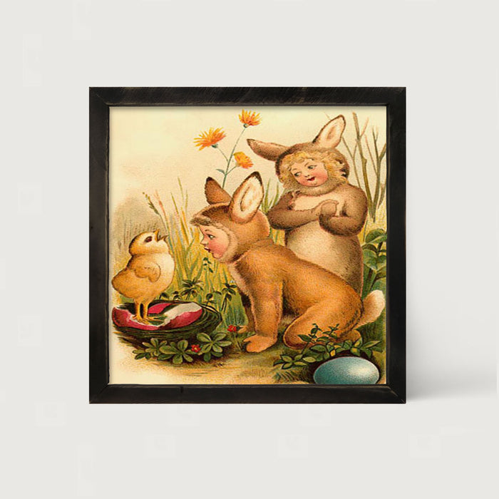 Easter Bunny Suit - Framed art