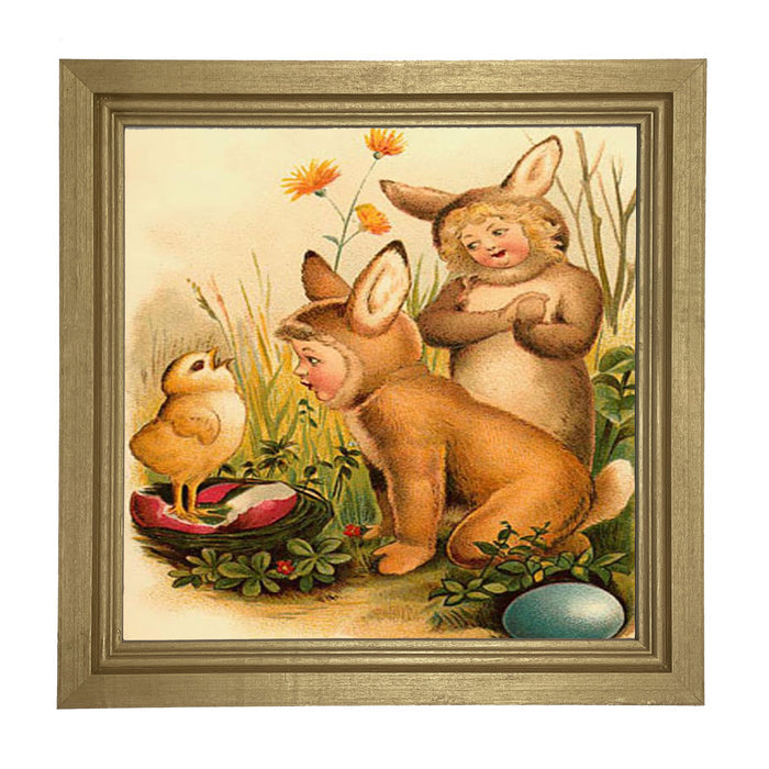 Easter Bunny Suit - Framed art