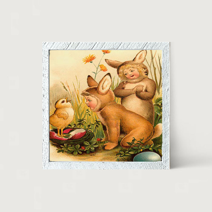 Easter Bunny Suit - Framed art