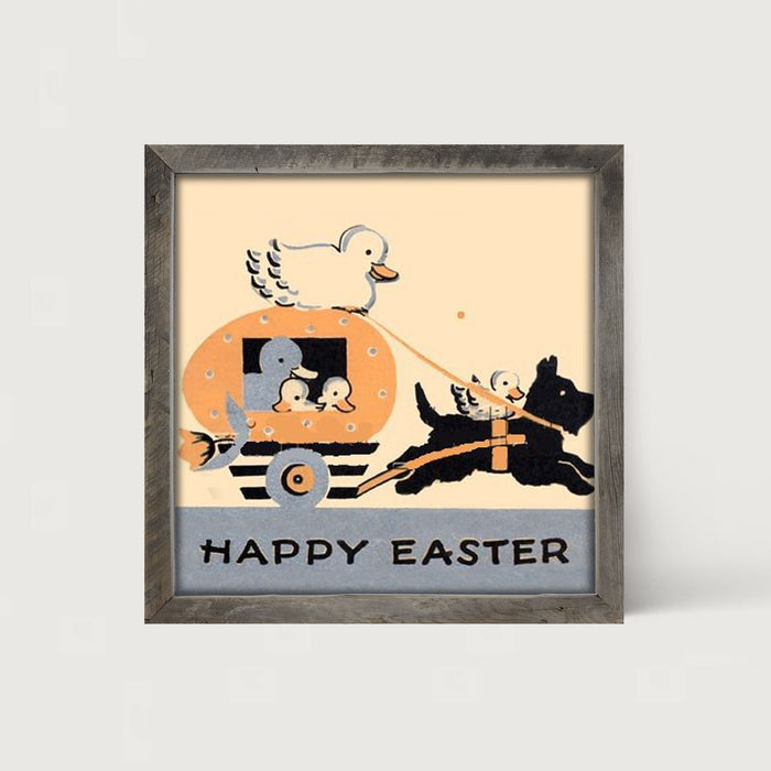 Easter Chariot - Framed art