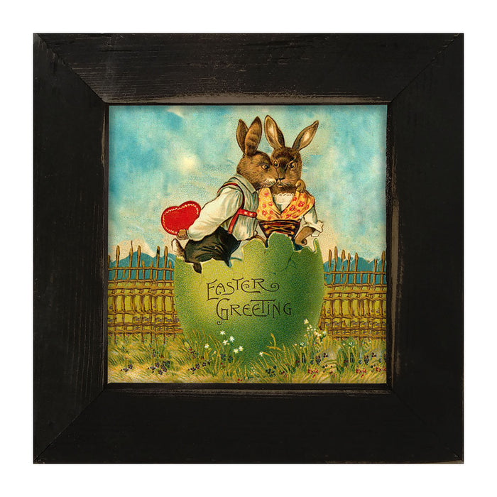 Easter Kiss - Framed art