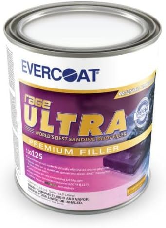 Evercoat Rage Ultra  Premium Lightweight Body Filler FIB-125 Gal