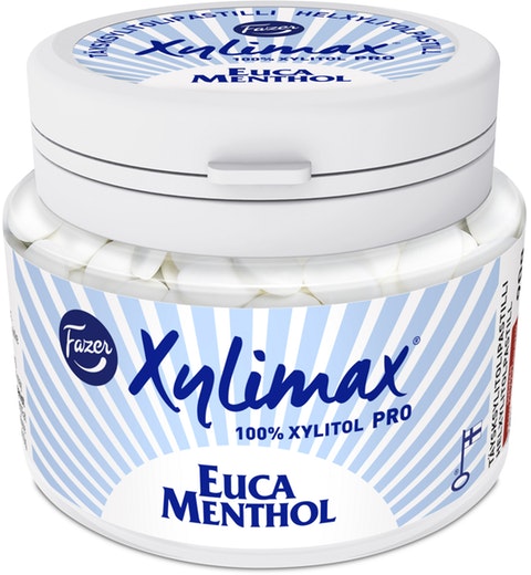 Fazer Xylimax Eucamenthol Full Xylitol Pastilles 90g Jar - Soposopo