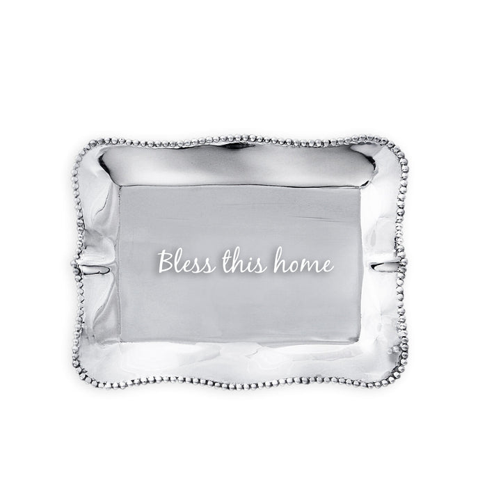 GIFTABLES Pearl Engraved Tray
