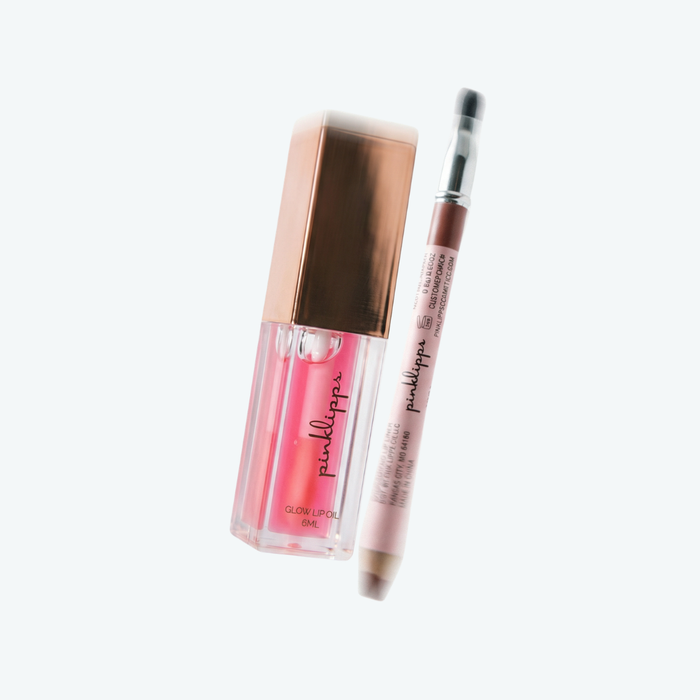 Glow Lip Oil + Lip Liner Combo
