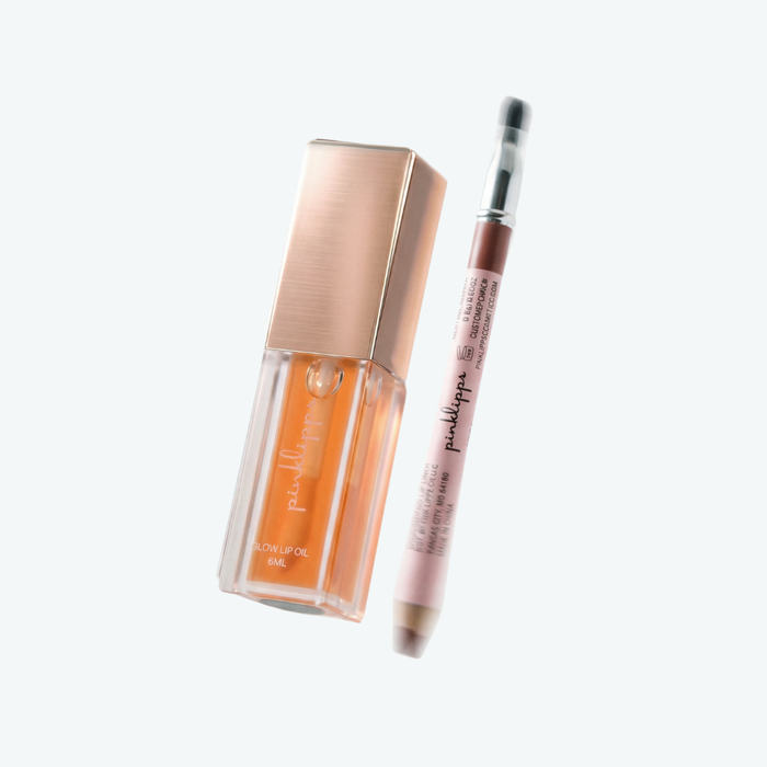Glow Lip Oil + Lip Liner Combo