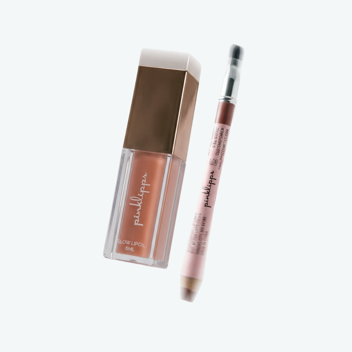 Glow Lip Oil + Lip Liner Combo