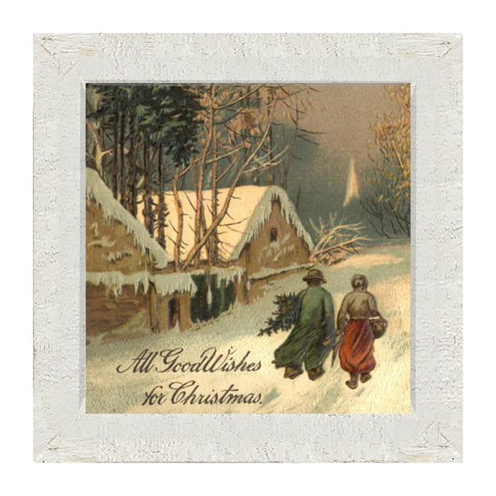 Good Wishes for Christmas - Framed art