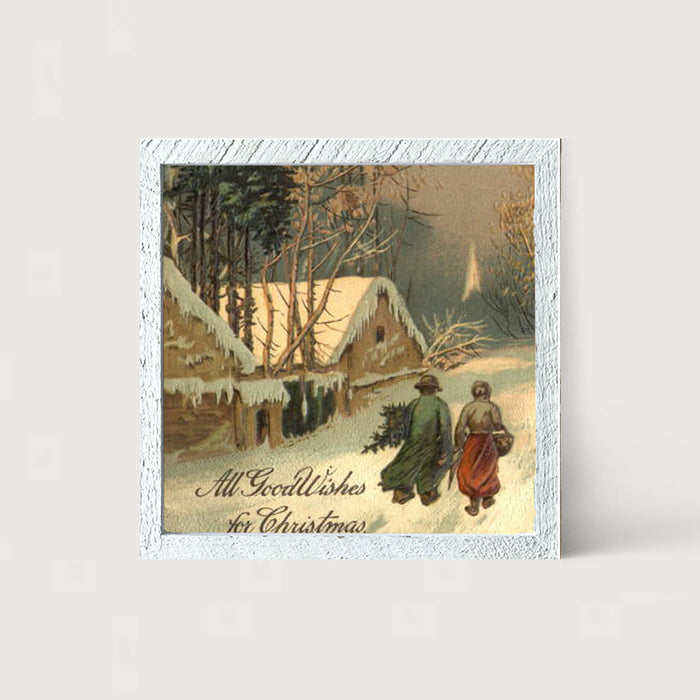 Good Wishes for Christmas - Framed art