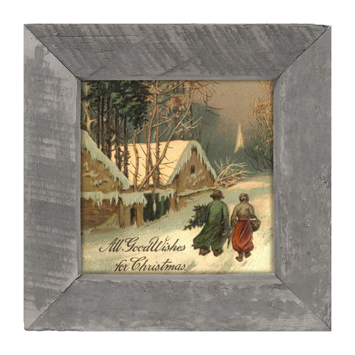 Good Wishes for Christmas - Framed art