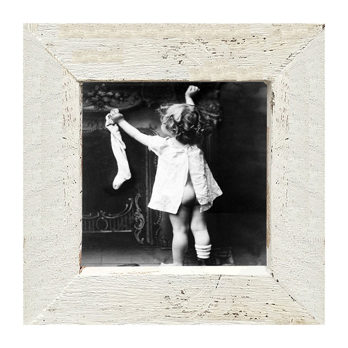 Hanging Her Stocking - Framed art