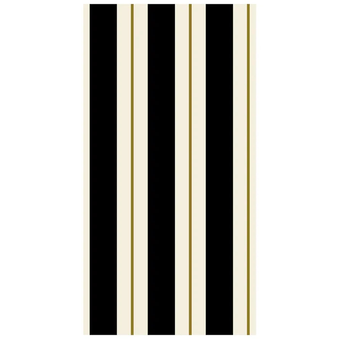 Black & Gold Awning Stripe