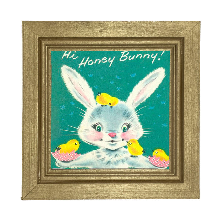 Hi Honey Bunny - Framed art