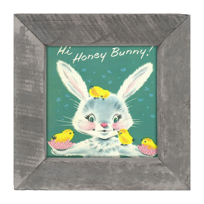 Hi Honey Bunny - Framed art