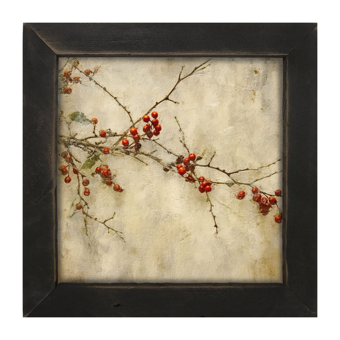 Holly Berry Branch - Framed art