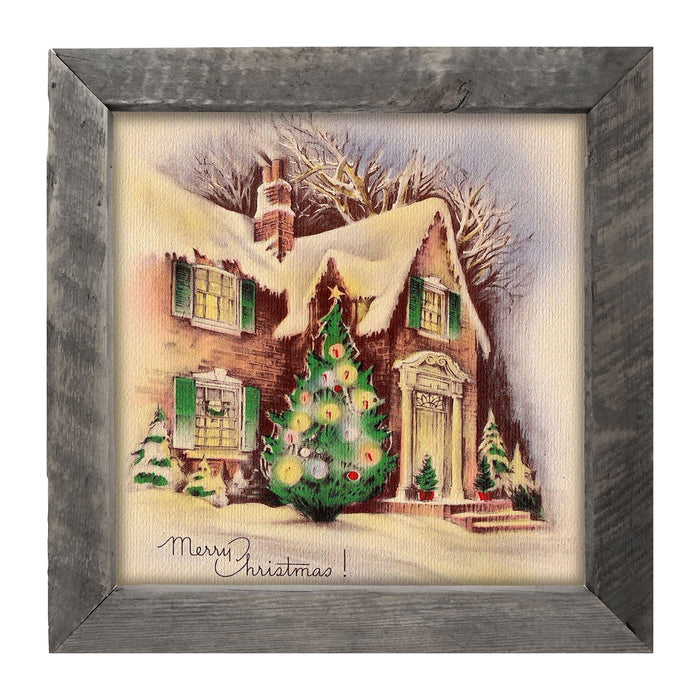 Home at Christmastime - Framed art
