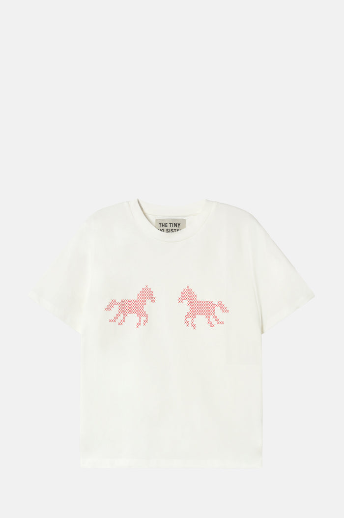 The Tiny Big Sister Horses Tee.