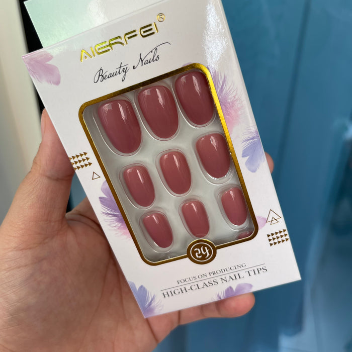 Aierfei Beauty Nails (24 pcs) أظافر أيرفاي بيوتي