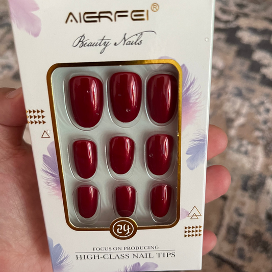 Aierfei Beauty Nails (24pcs) أظافر أيرفاي بيوتي