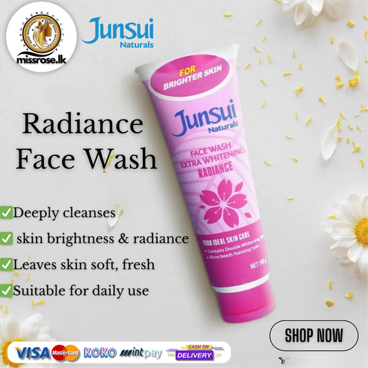 Junsui Naturals Face Wash – Whitening & Radiance 100g