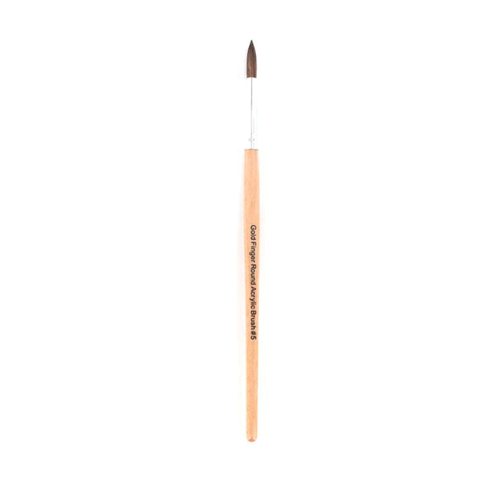 IVY BEAUTY by KISS Kiss acrylic nail brush with wooden handle for precise nail art application 1