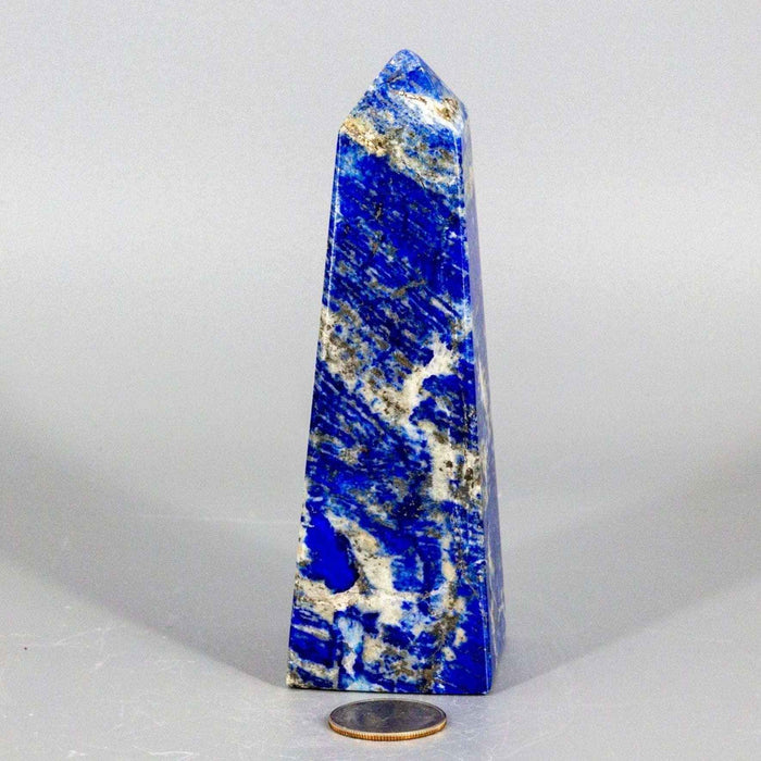 Lapis Lazuli Crystal Tower Obelisk Polished Gemstone