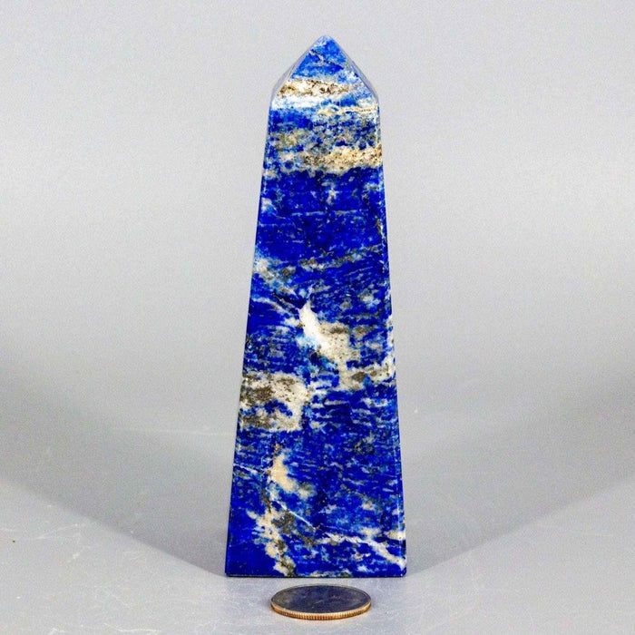 Lapis Lazuli Crystal Tower Obelisk Polished Gemstone