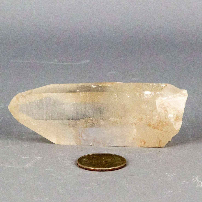Lemurian Seed Quartz Crystal Point Striated Natural