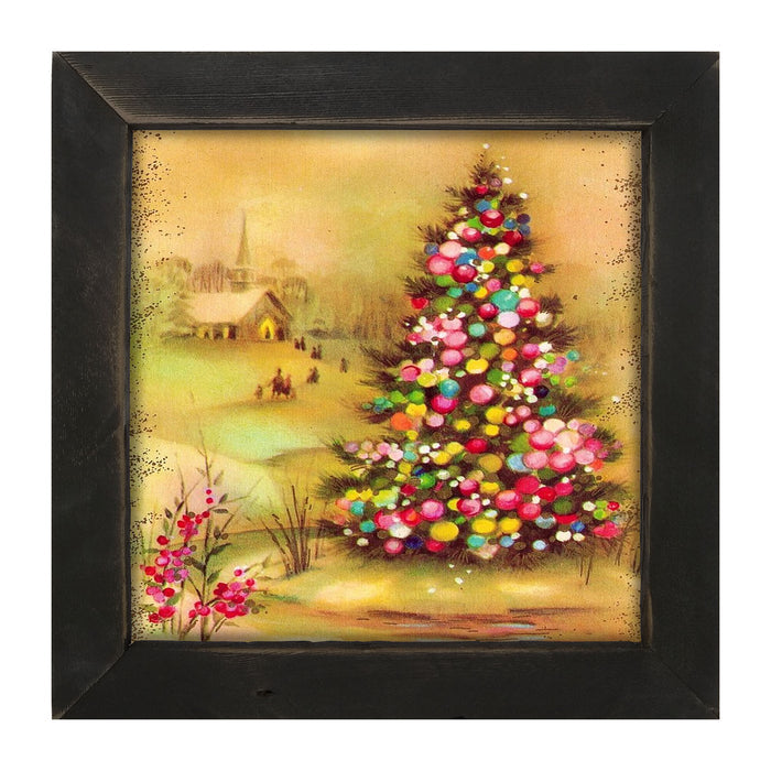 Lighted Tree - Framed art