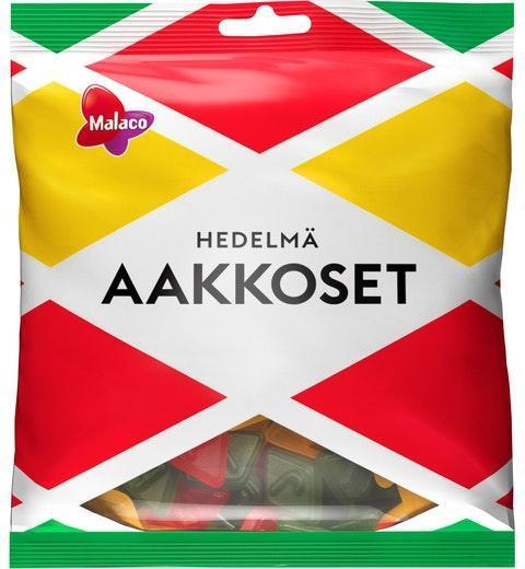 Malaco Aakkoset Fruit Wine Gums 315g Bag - Soposopo
