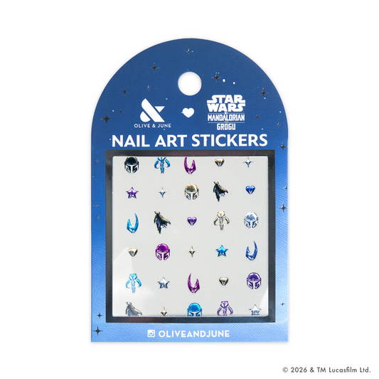 Mandalorian Creed Puffy Nail Art Stickers