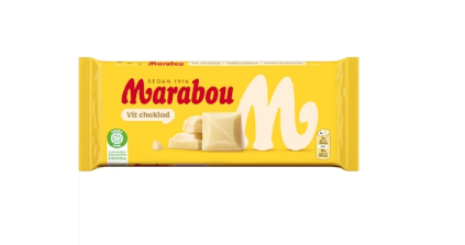Marabou White Chocolate Bar 180g - Soposopo