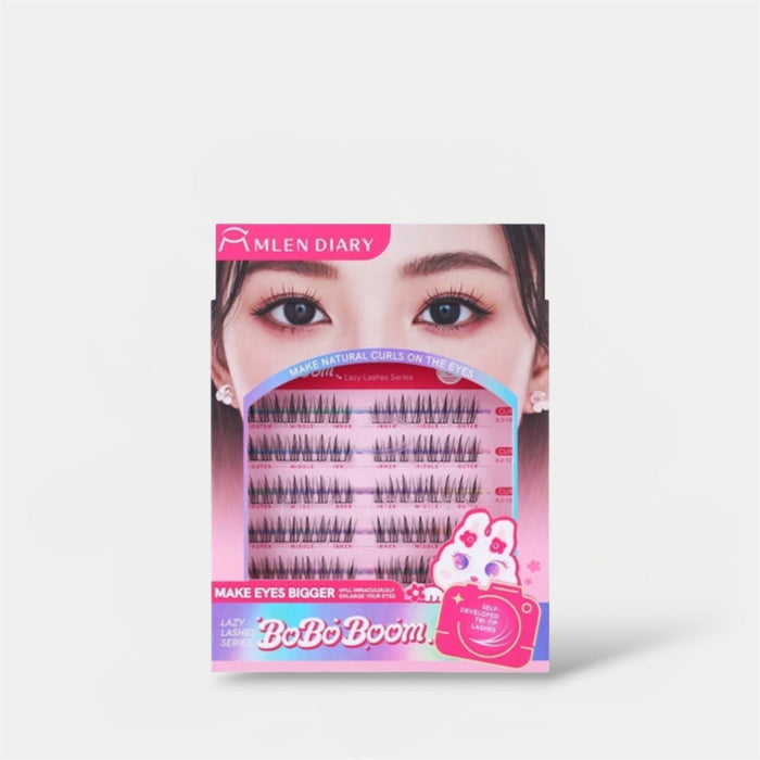 Mlen Diary BOBO Boom Comic Series False Eyelashes مذكرات ميلين، سلسلة قصص بوبو المصورة من بوم، رموش صناعية - Princess Cosmetics Qatar