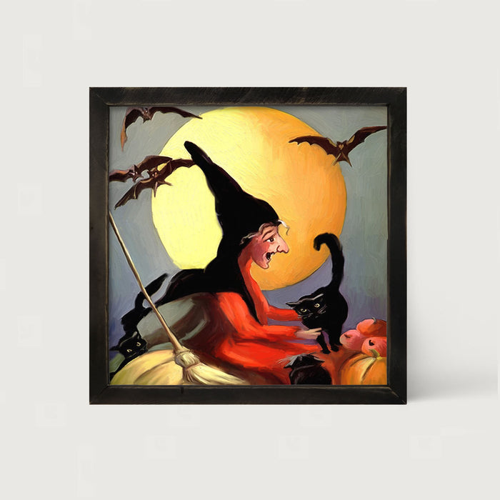 Moon Witch - Framed art