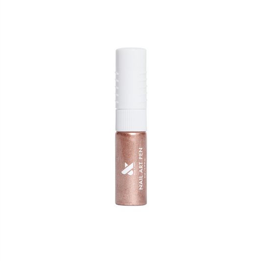 Nail Art Pen - OJSM in rose gold metallic shade with dual tips for detailed at-home manicures by Olive and June