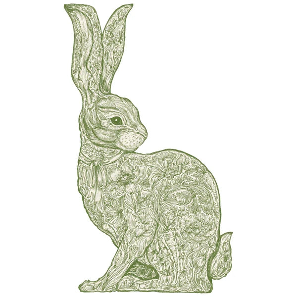 Die-Cut Greenhouse Hare