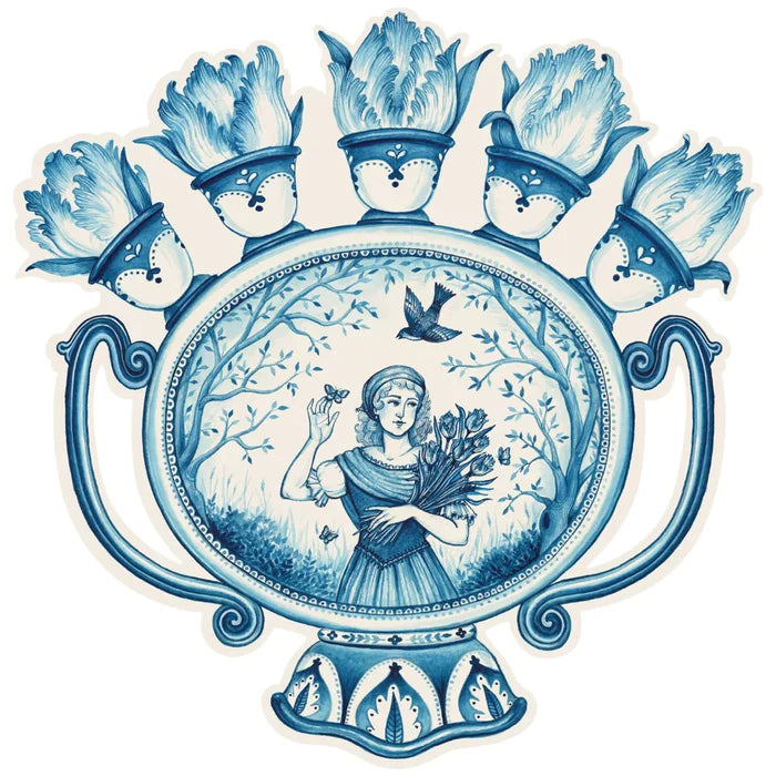Die-Cut Indigo Meadow