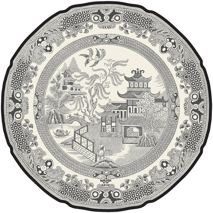 Die Cut Black Willow Plate