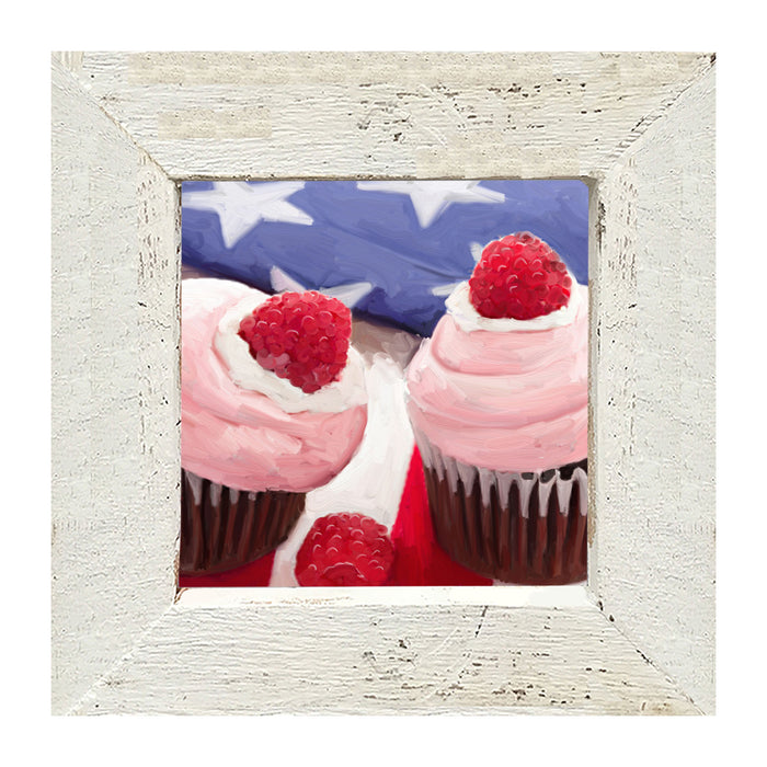 Patriotic Cupcakes - Framed art
