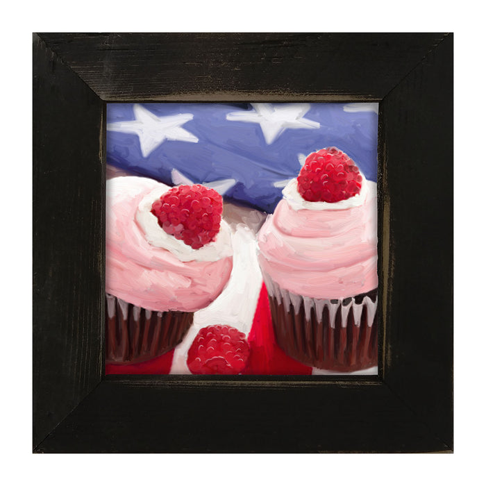 Patriotic Cupcakes - Framed art