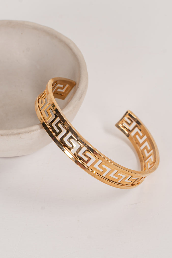 Phoebe Gold Cuff Bracelet