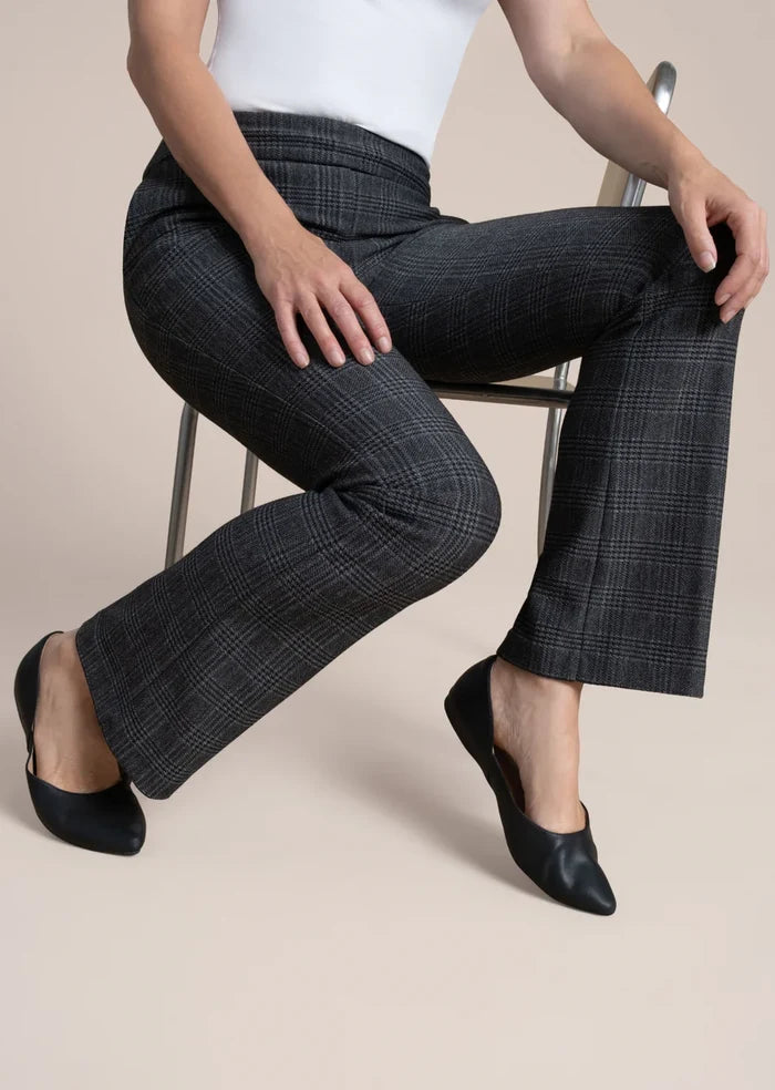 Plaid Mini Flair Pant