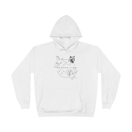P'Nut's Freedom Farm Unisex Eco-Friendly Hoodie Cozy Sweatshirt