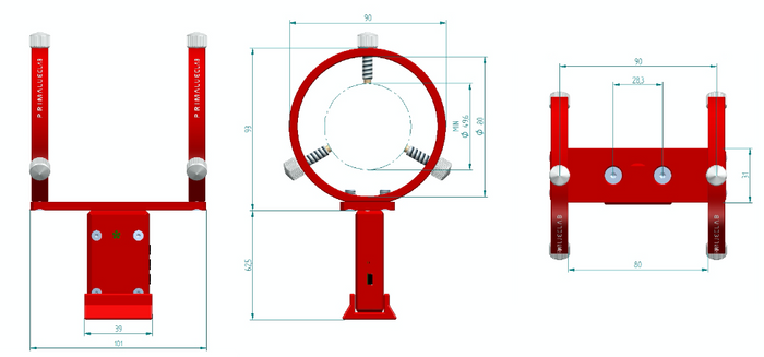 PrimaLuceLab Guide Scope Support for ECCO (ECCOSUP) PrimaluceLab