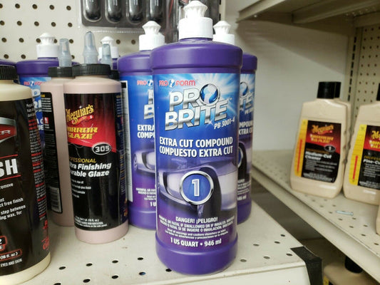 PRO FORM PRO BRITE Extra Cut RUBBING COMPOUND # PB3001 compare to 3M 06085