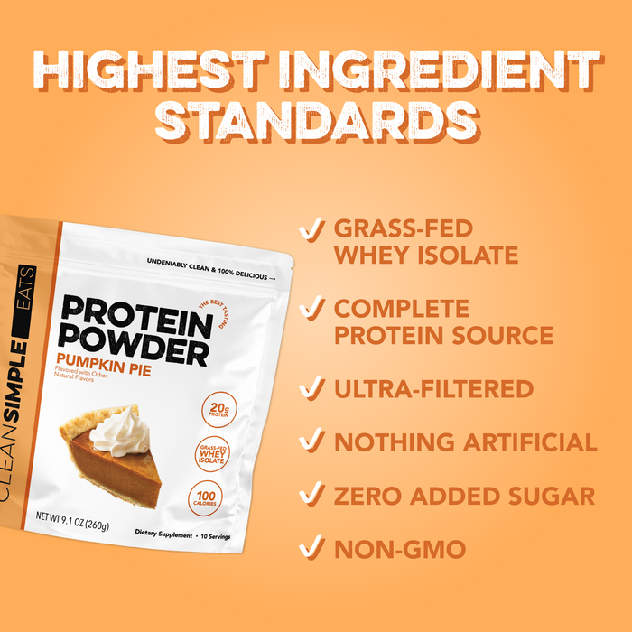 Protein Powder: Pumpkin Pie (10 Serving Bag)